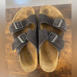 Women’s  Birkenstock Arizona Soft Footbed Suede Sandals